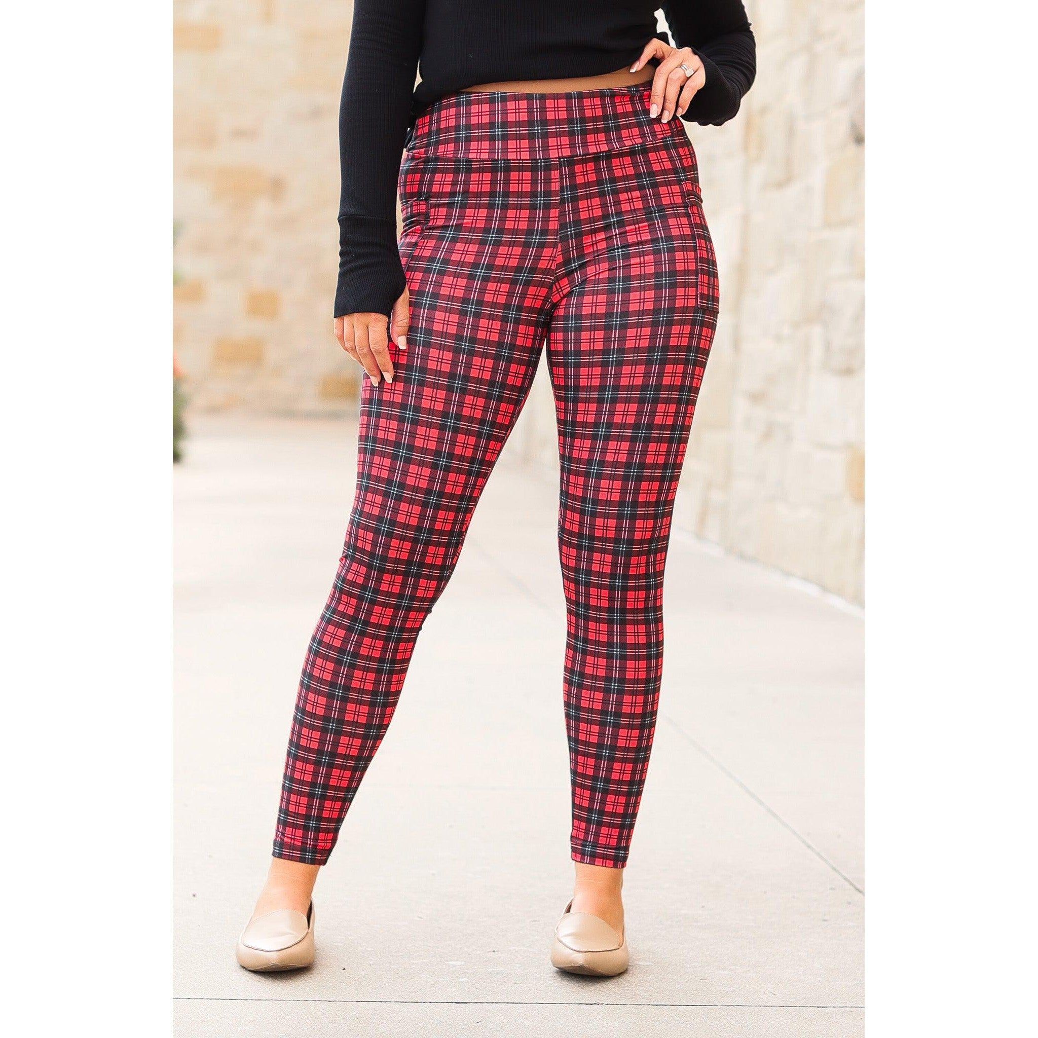 Ready to Ship | The Holly Plaid Leggings