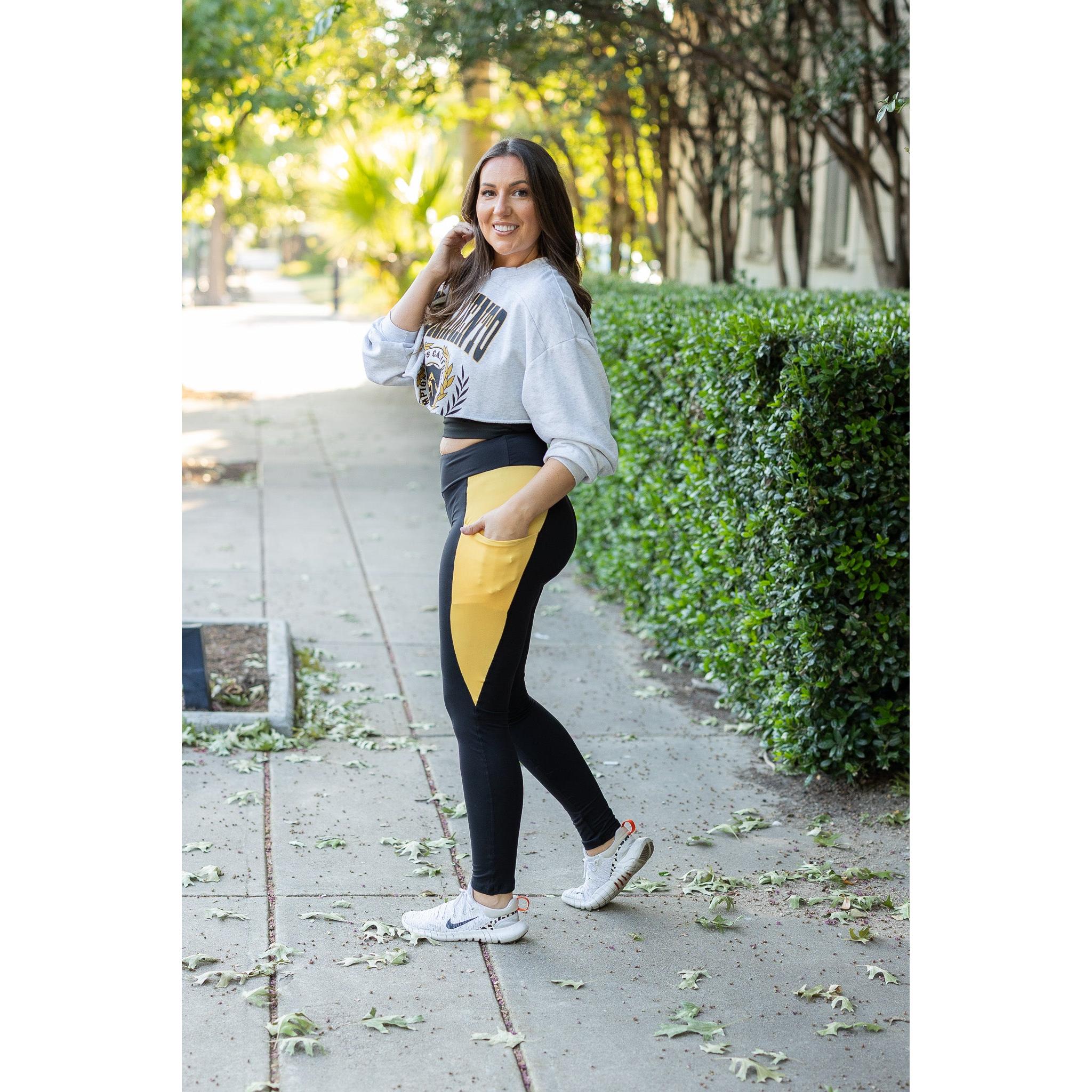 PreOrder | The Yasmine - Yellow Panel Full Length Leggings  ROUND 2