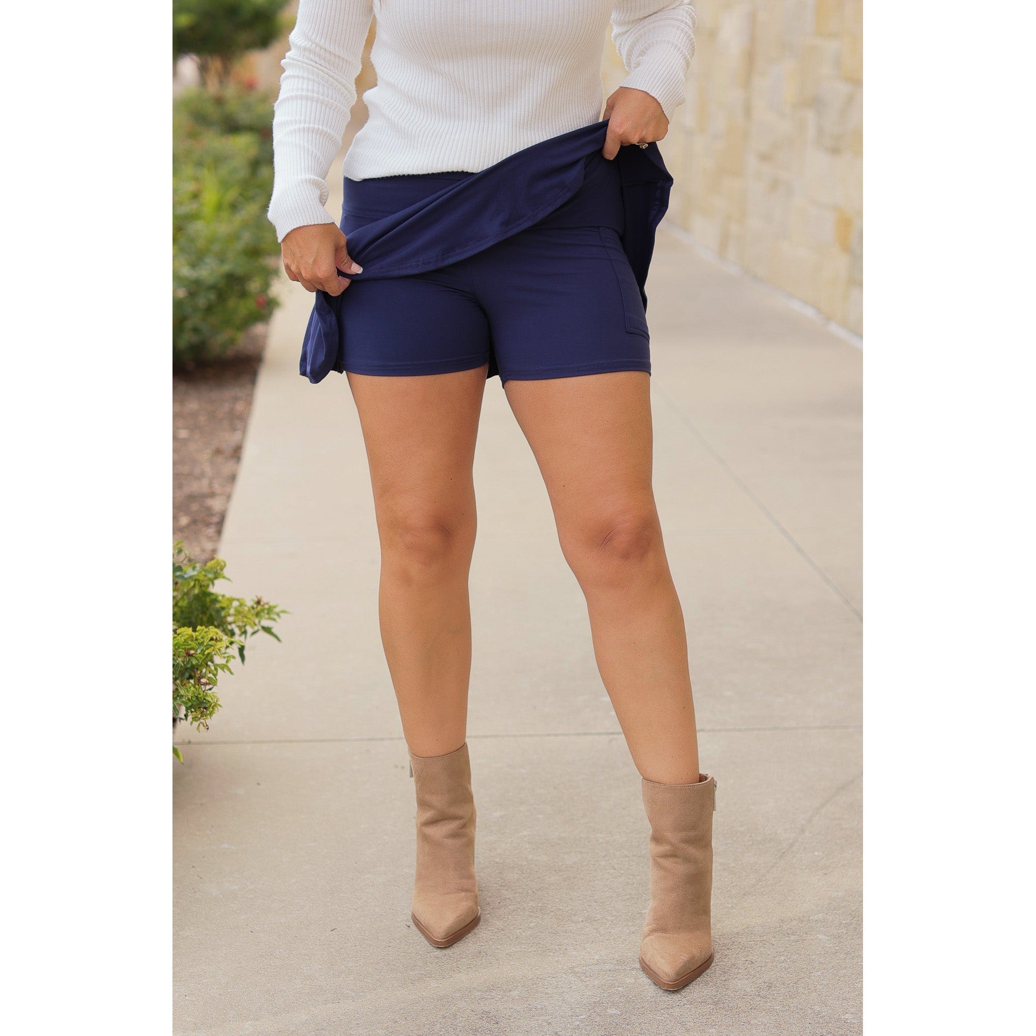 Ready to Ship | The Josie Navy Skort