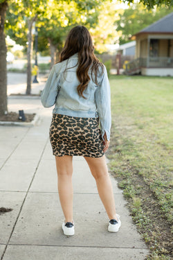 PreOrder | The Liana - Leopard Jogger Skirt