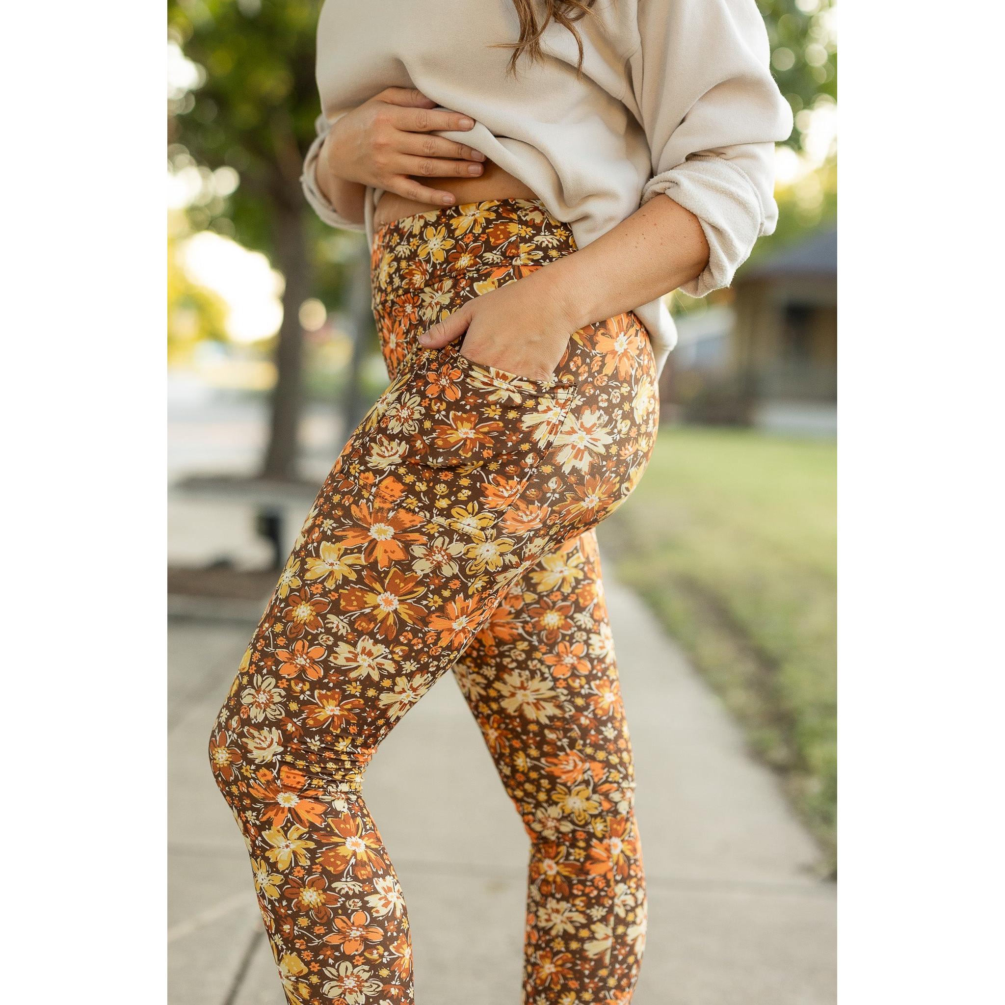 PreOrder |  The Autumn - Fall Leaves Leggings