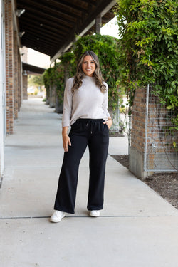 PreOrder | The Jenna - Comfy Wide Leg Fleece Sweatpants