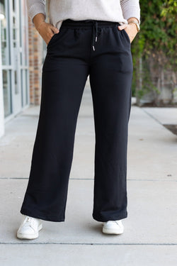 PreOrder | The Jenna - Comfy Wide Leg Fleece Sweatpants