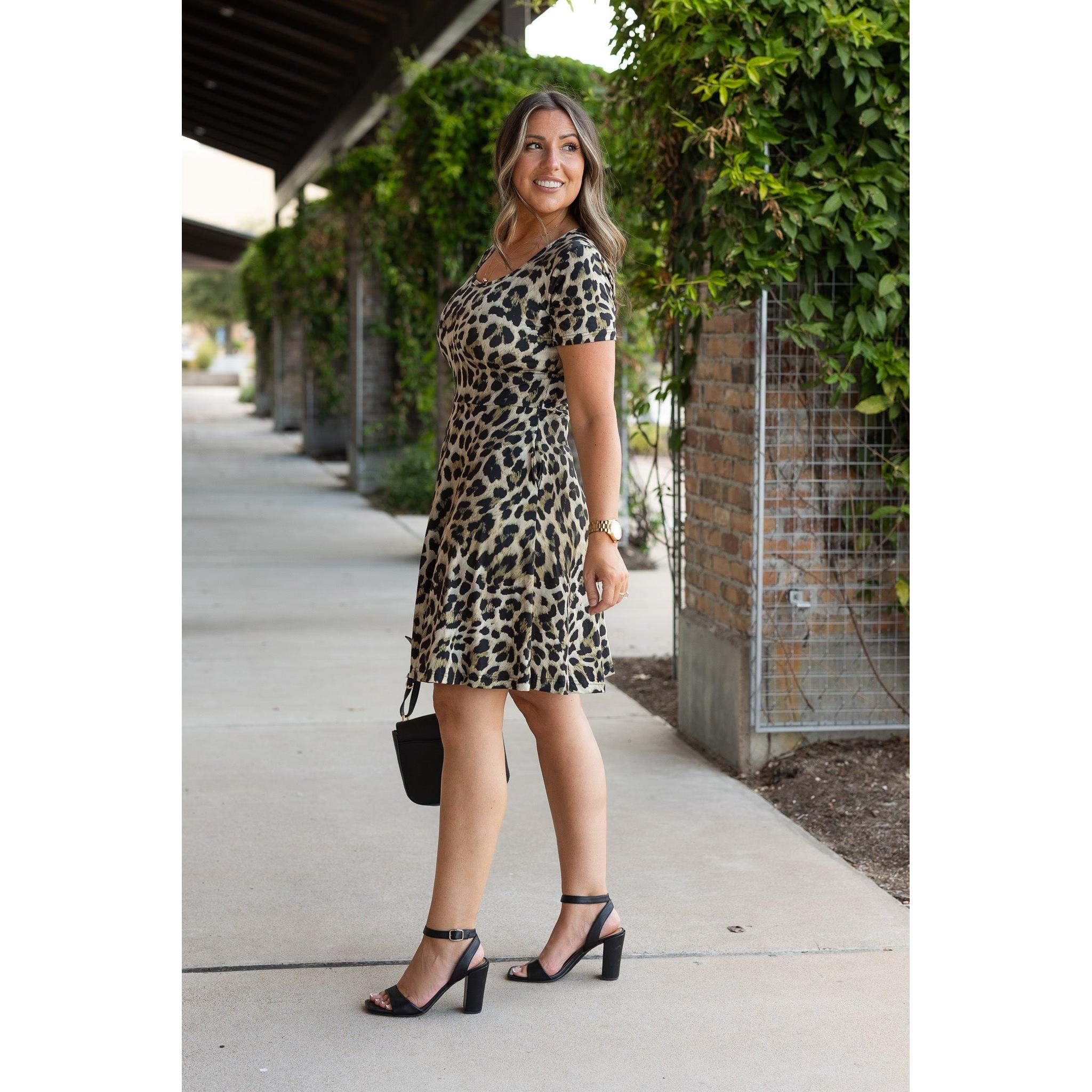 Ready to Ship | The Layla Leopard Dress