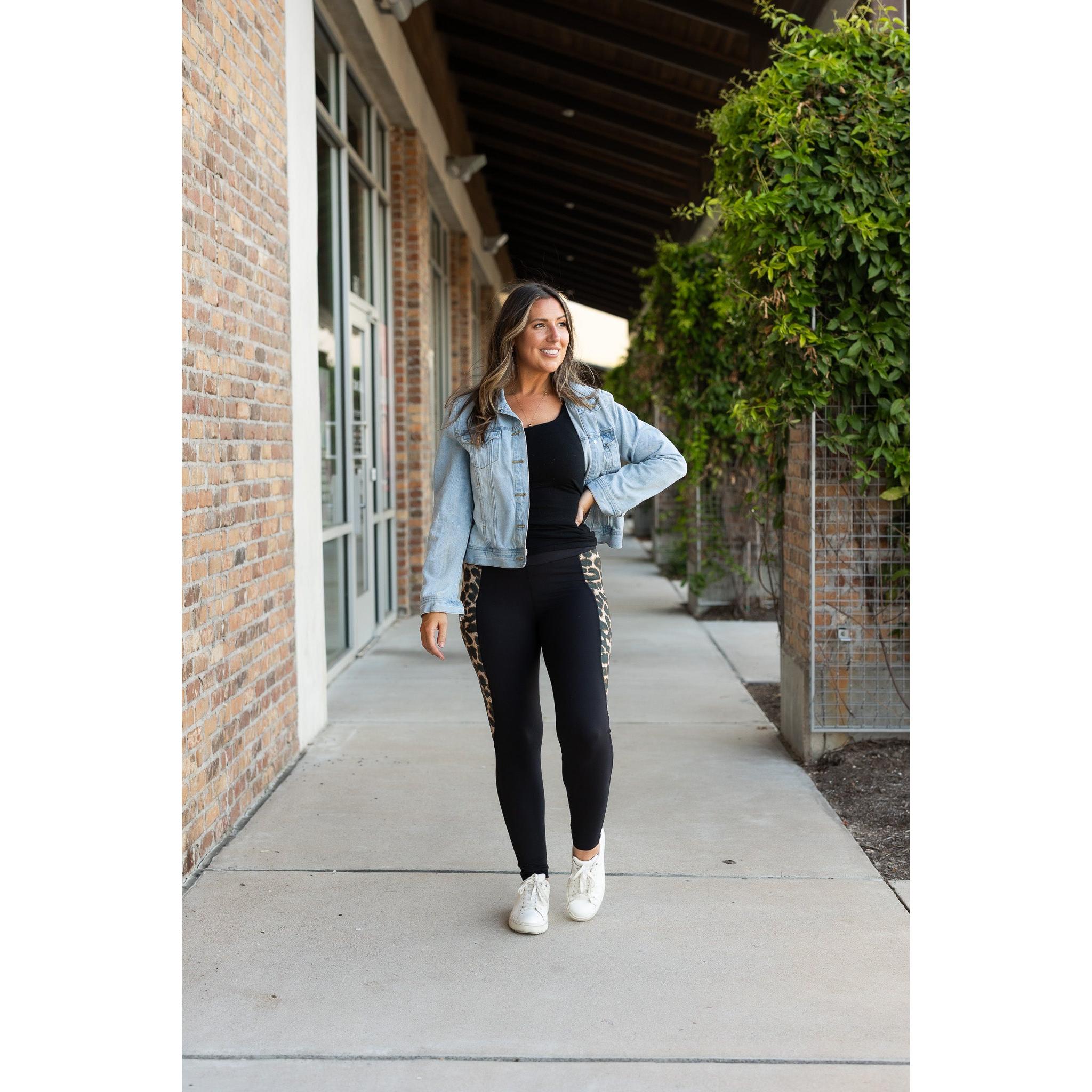 Ready to Ship | The Lexi - Leopard 2.0 Panel Leggings