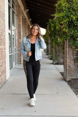 PreOrder | The Lexi - Leopard 2.0 Panel Leggings