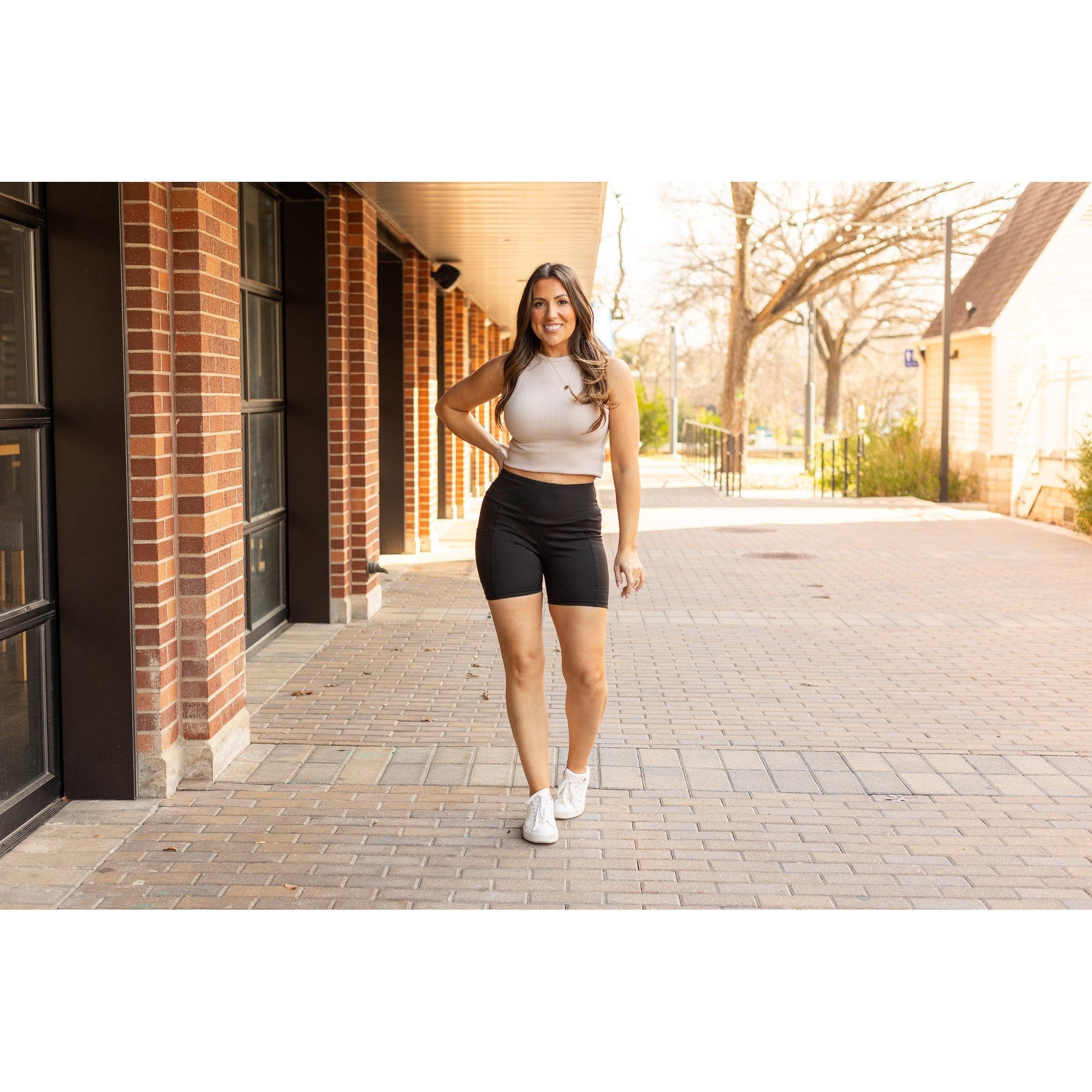 Ready to Ship | The Callie - Tummy Control Biker 5" Shorts