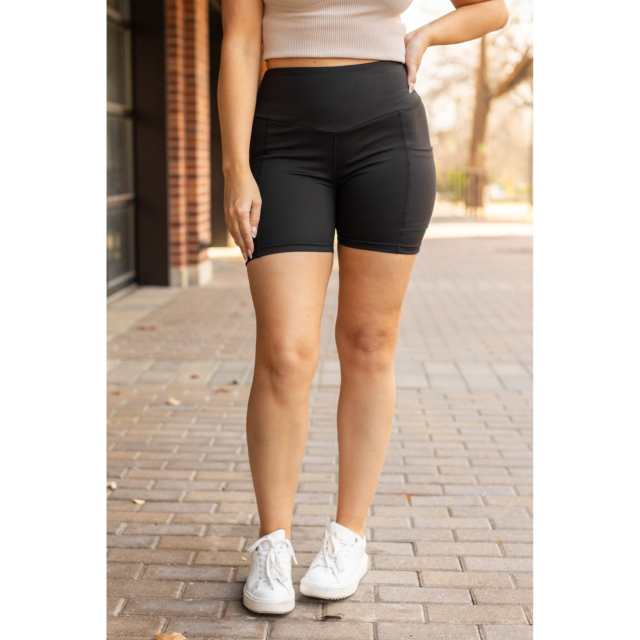 Ready to Ship | The Callie - Tummy Control Biker 5" Shorts