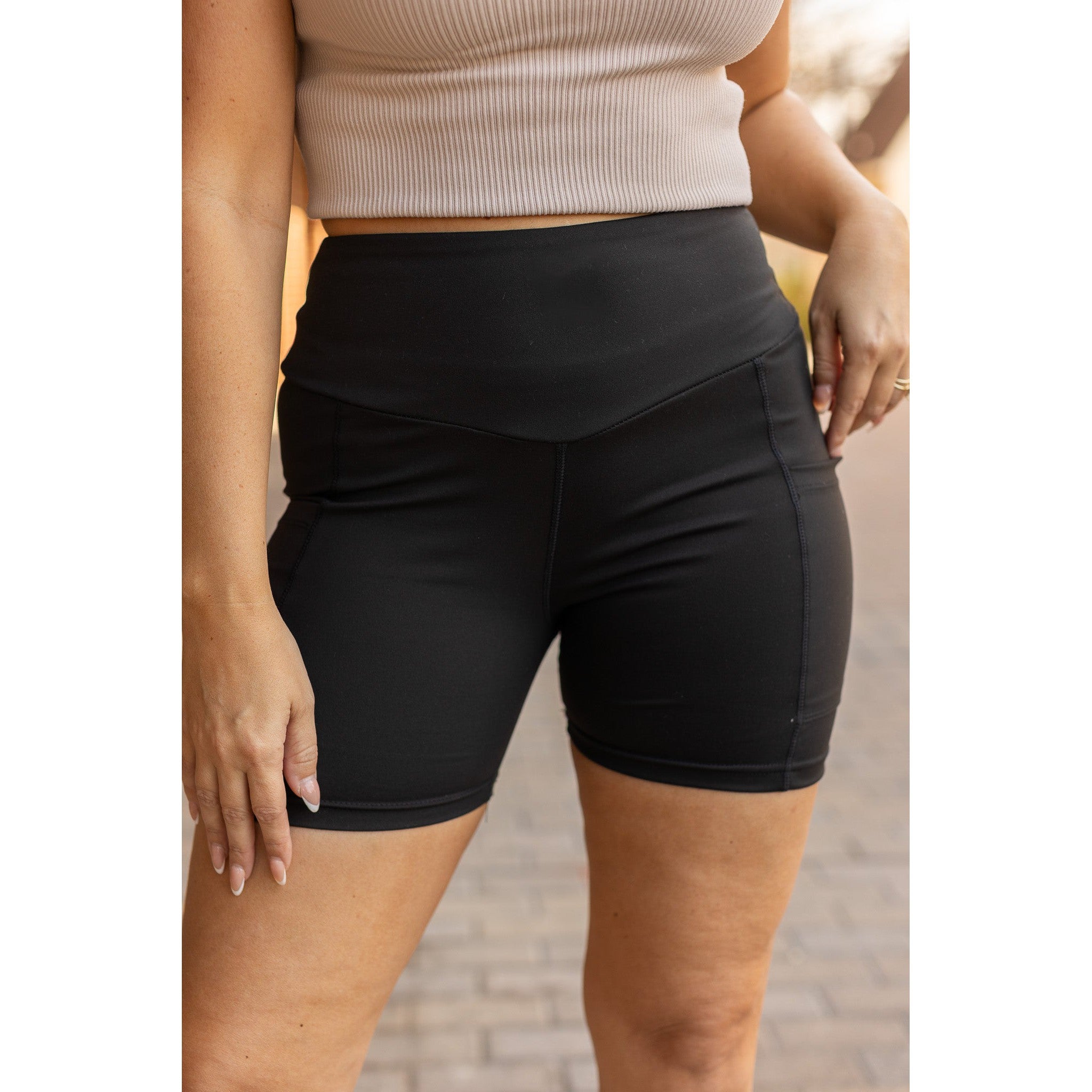 Ready to Ship | The Callie - Tummy Control Biker 5" Shorts