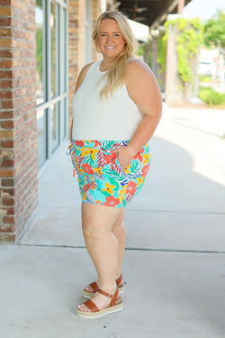 Sienna Skort - Tropical Floral Mix