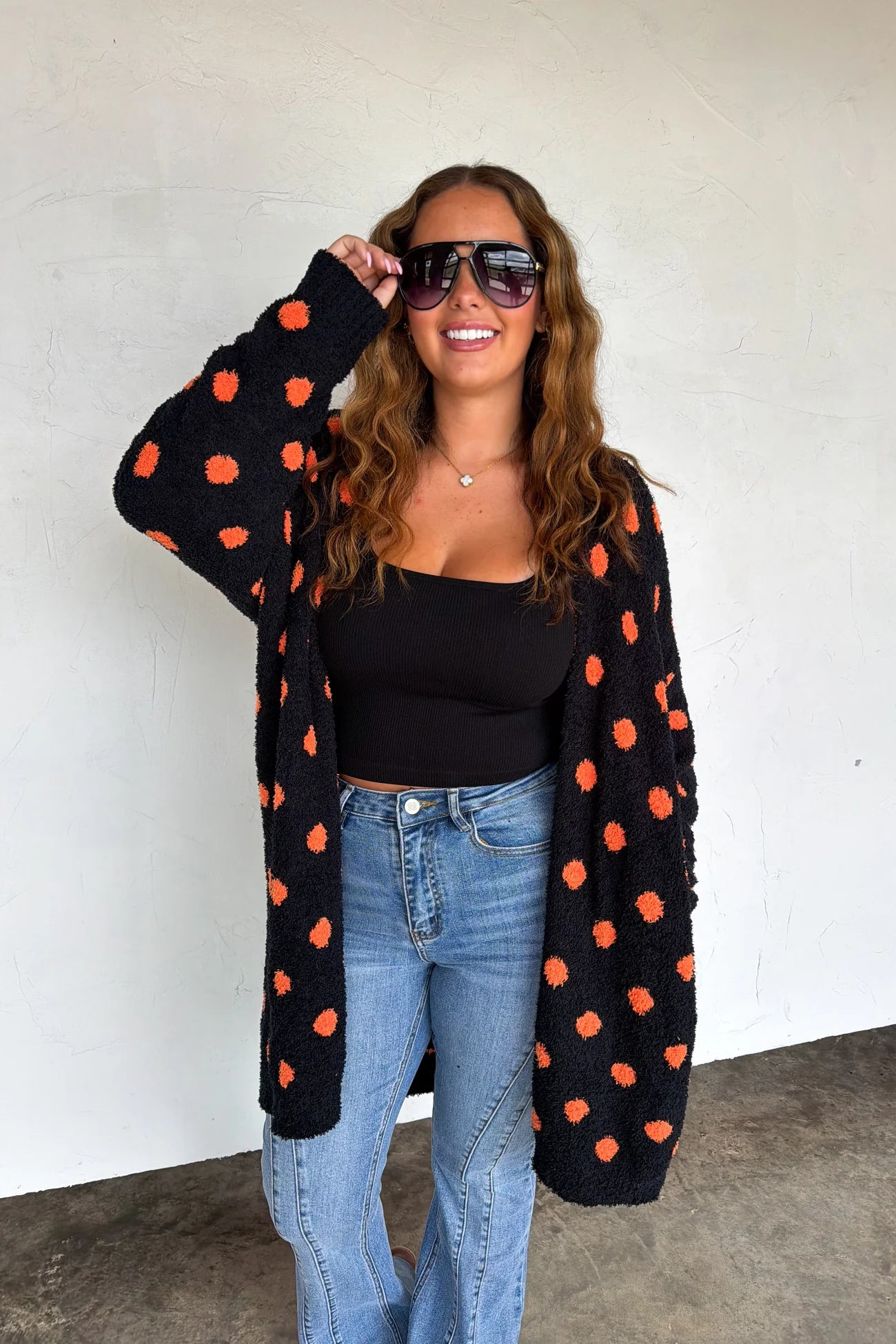 PREORDER- BOO CREW REVERSIBLE CLOUD CARDIGAN