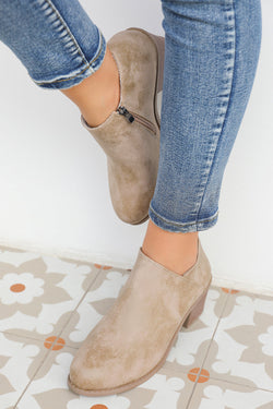 Addison Suede Booties