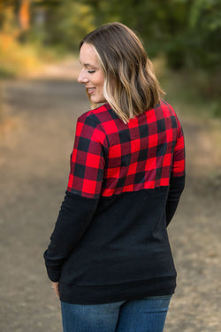 Natalie Pullover - Buffalo Plaid