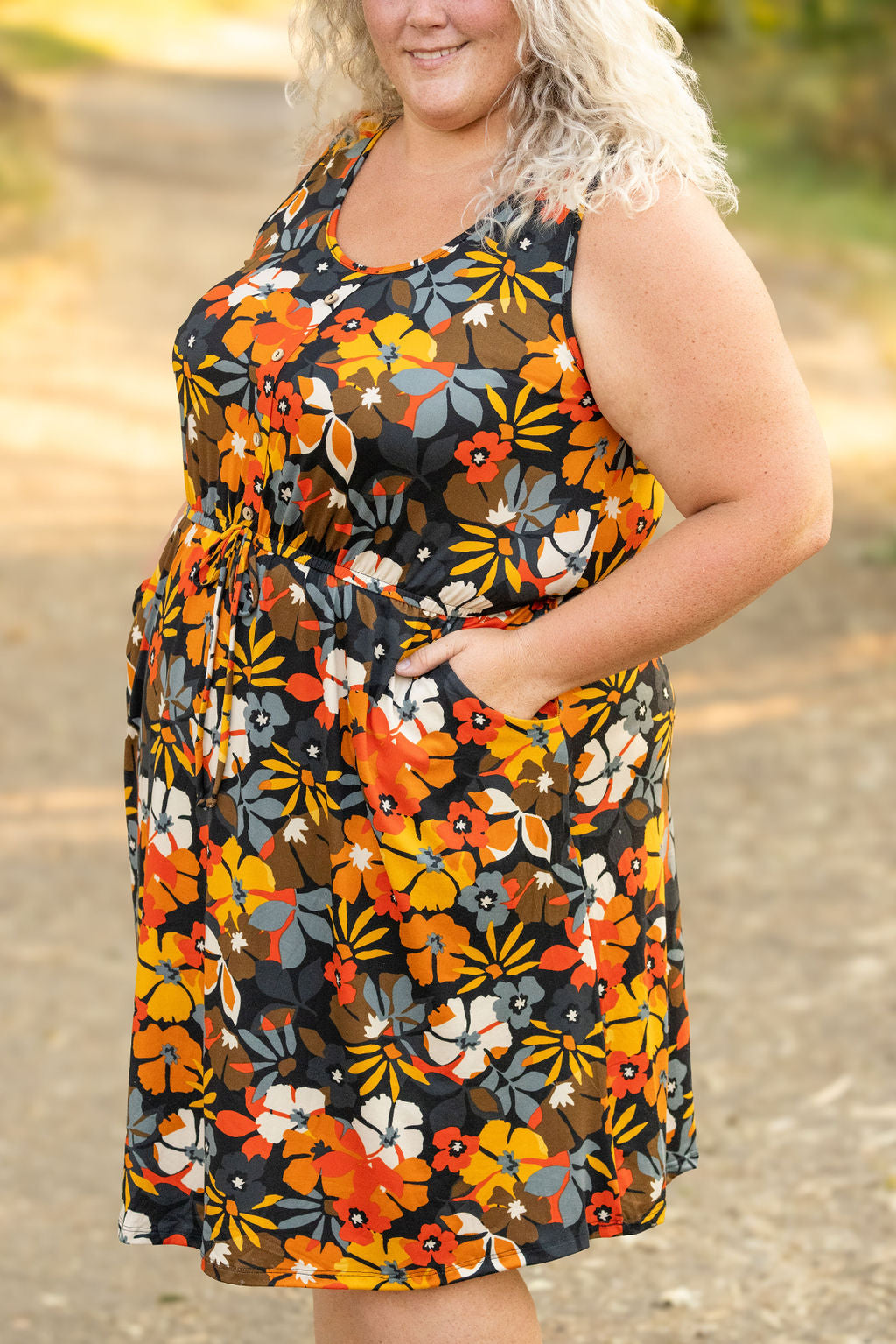 Sadie Dress - Fall Floral Mix