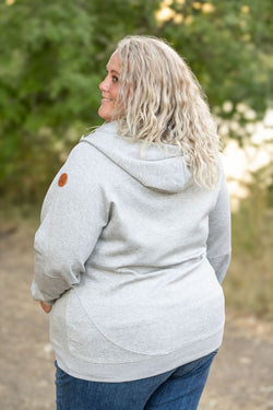 Scuba HalfZip Hoodie - Light Grey