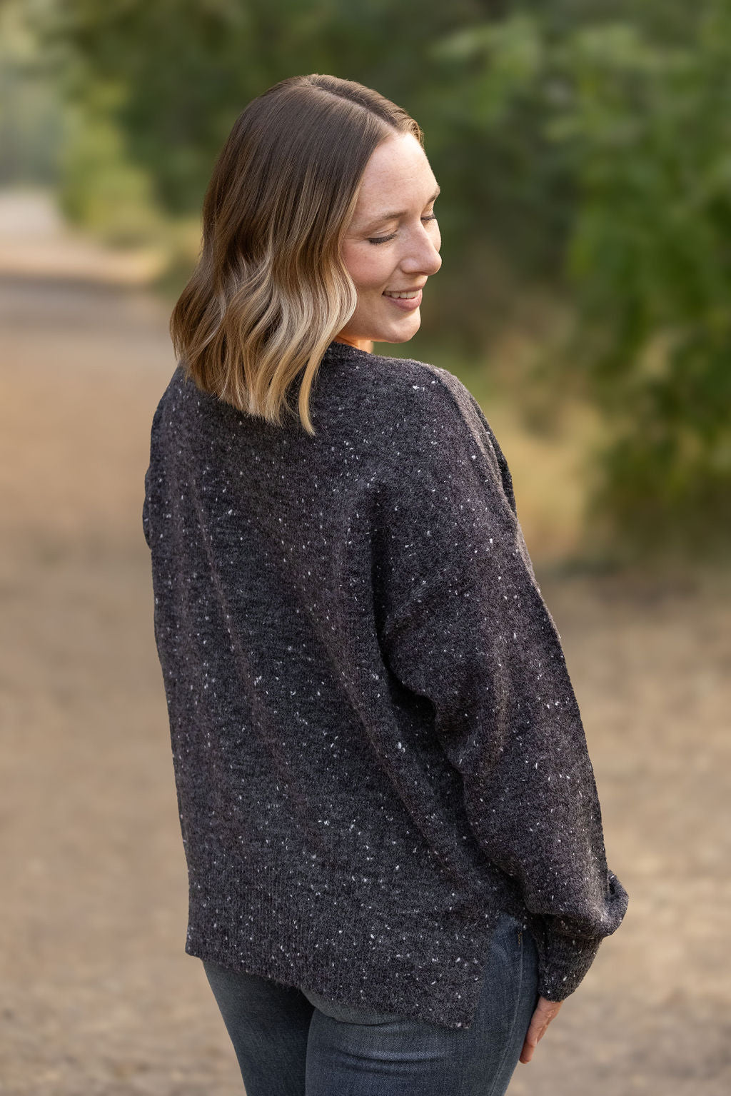 Confetti Sweater - Charcoal