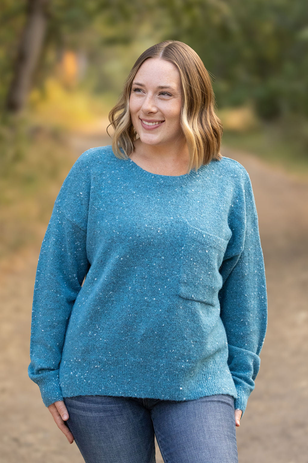 Confetti Sweater - Blue