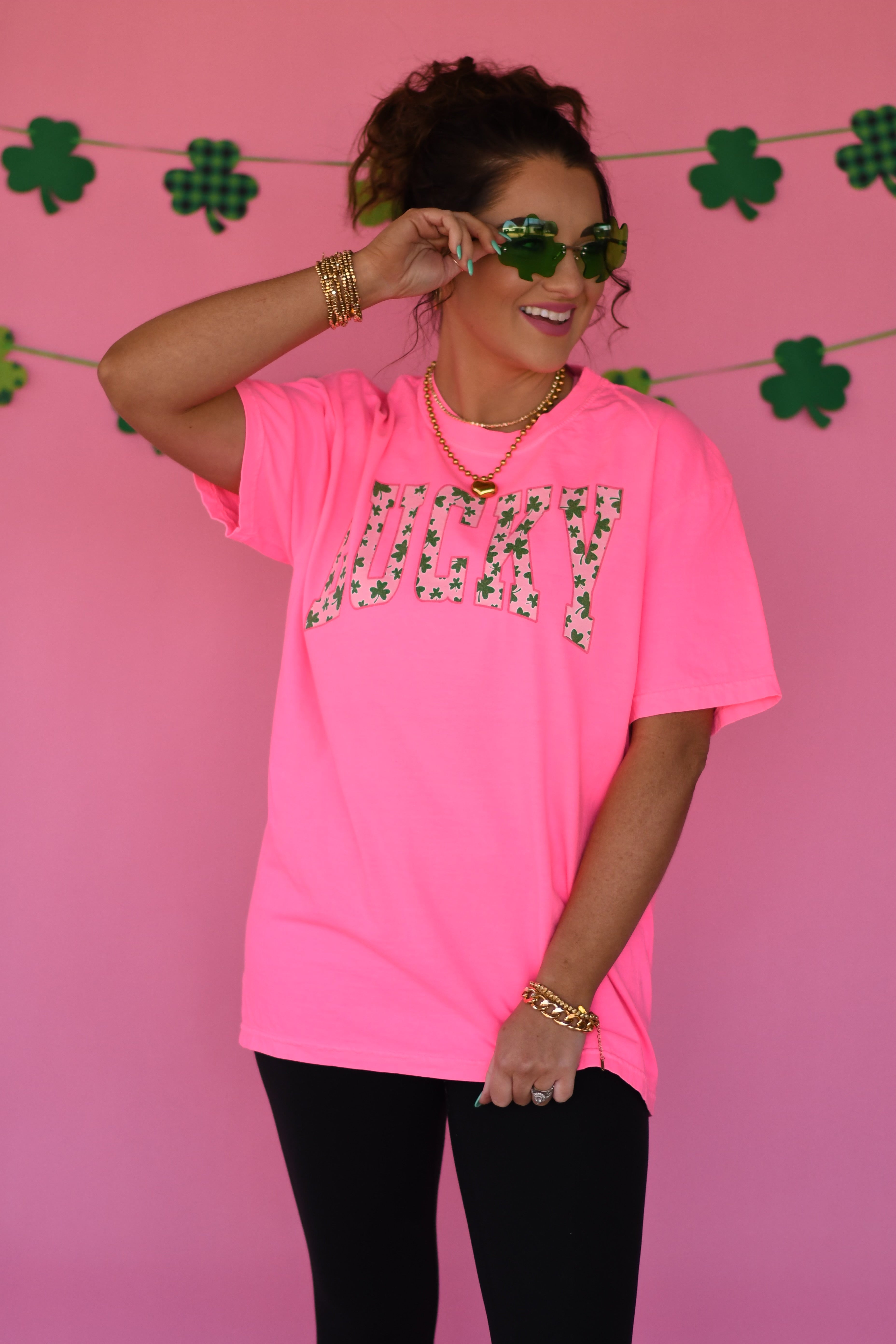 Lucky Shamrocks Arch Tee