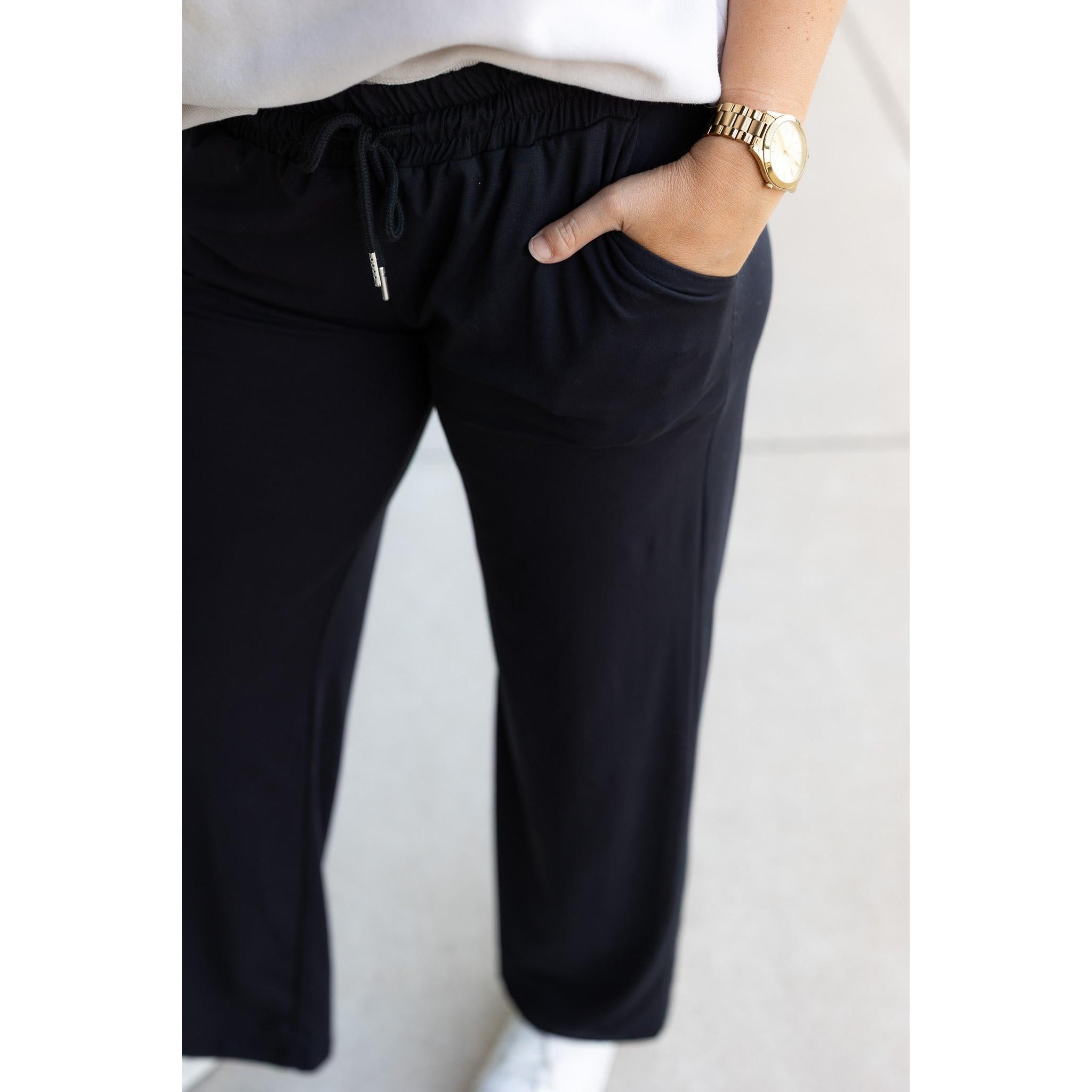 Ready to Ship | The Morgan - Casual Loose Fit LUXE Wide Leg Pants