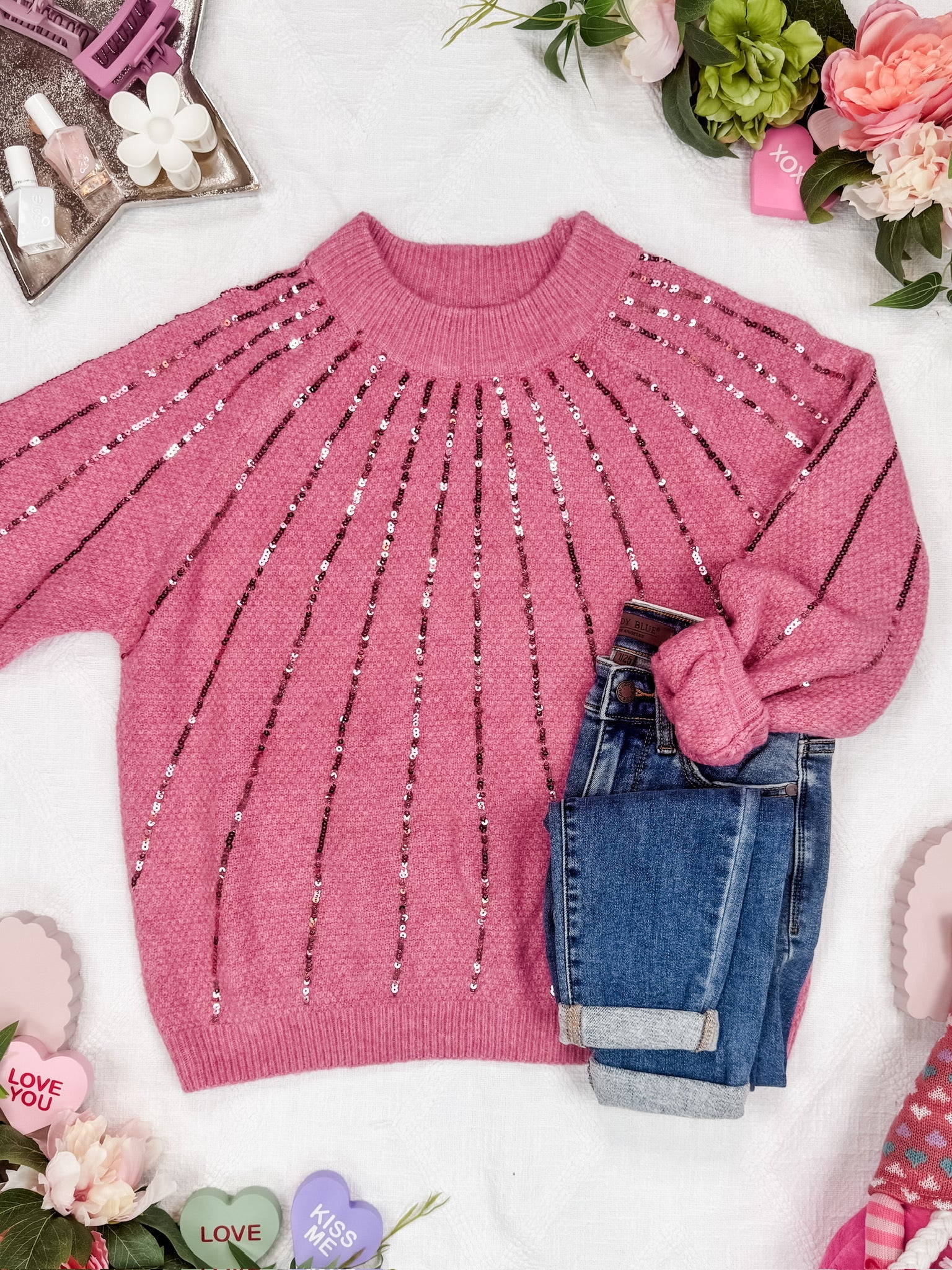 Sparkle Stripes Sweater