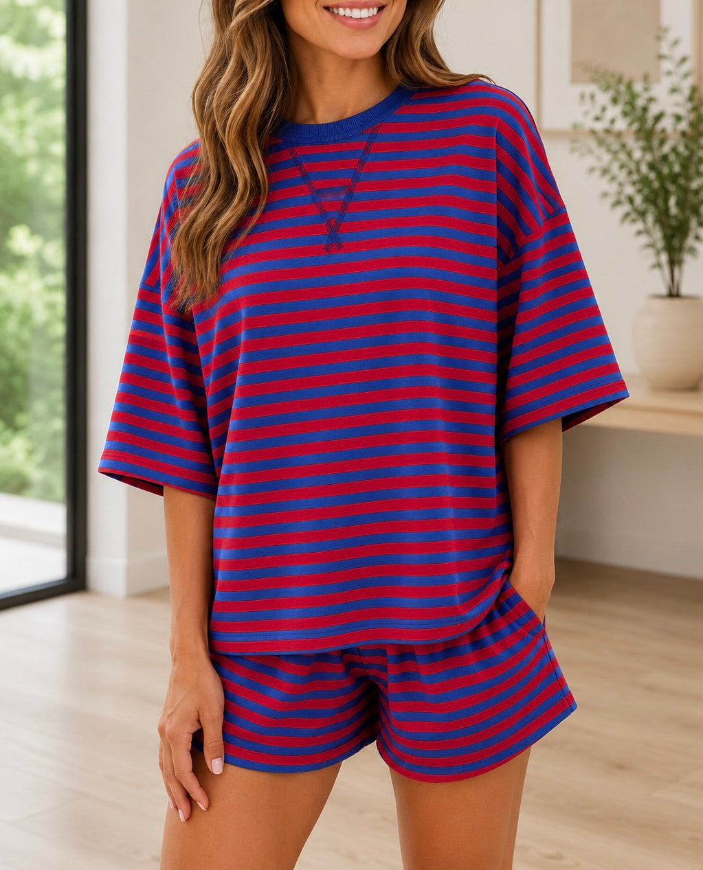 Striped Ribbed Set WTW