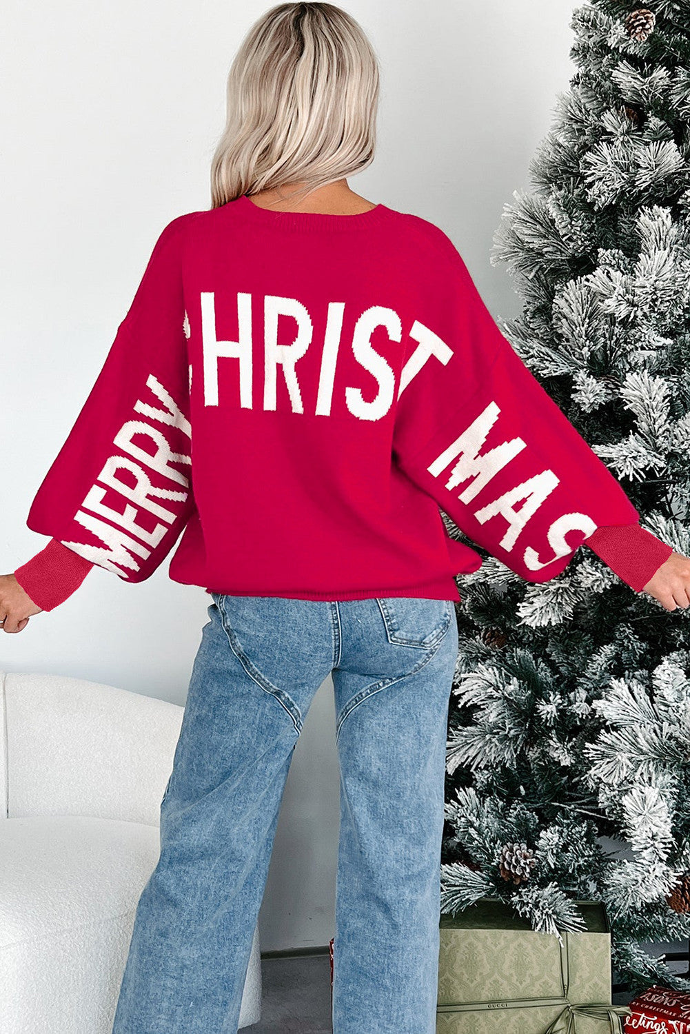 Ho Ho Ho Merry Loose Sweater WTW