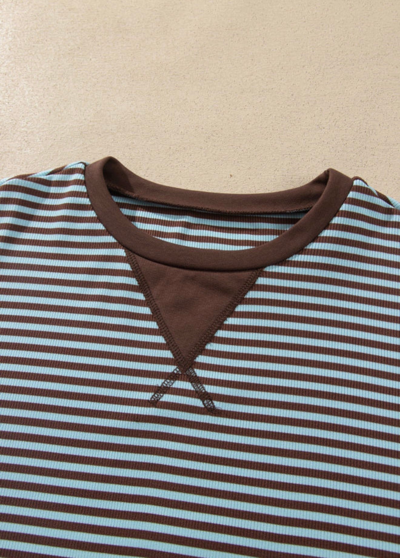 Brown Stripe Two Piece Set WTW
