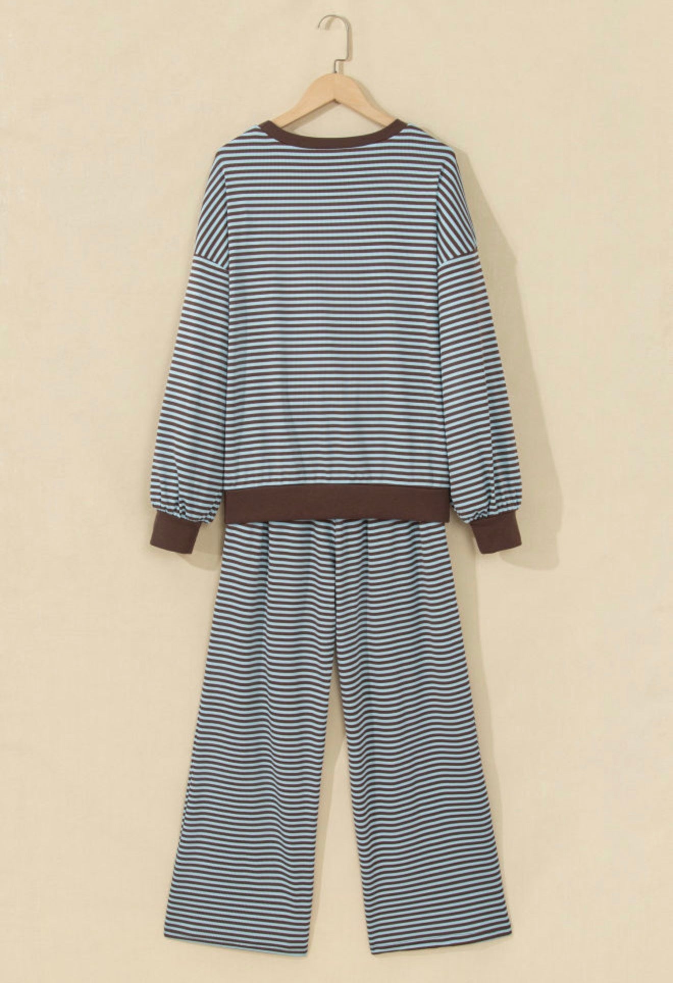 Brown Stripe Two Piece Set WTW