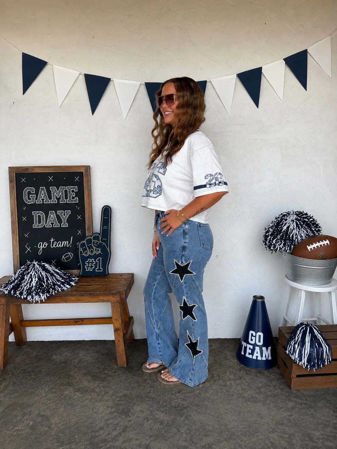 PREORDER- SIDELINE STAR JEANS