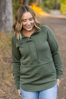 Mia Scuba Halfzip - Olive