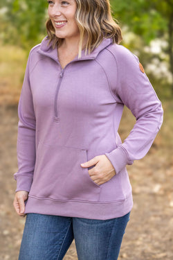 Scuba HalfZip Hoodie - Lavender