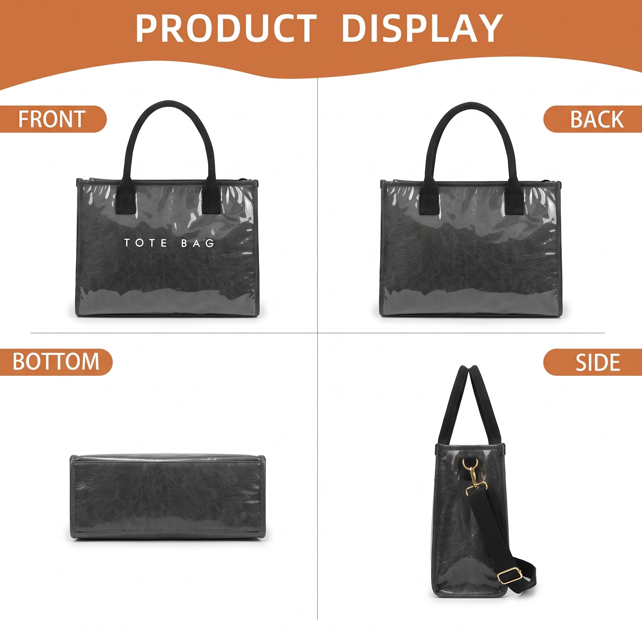 Kate Laminated City Tote