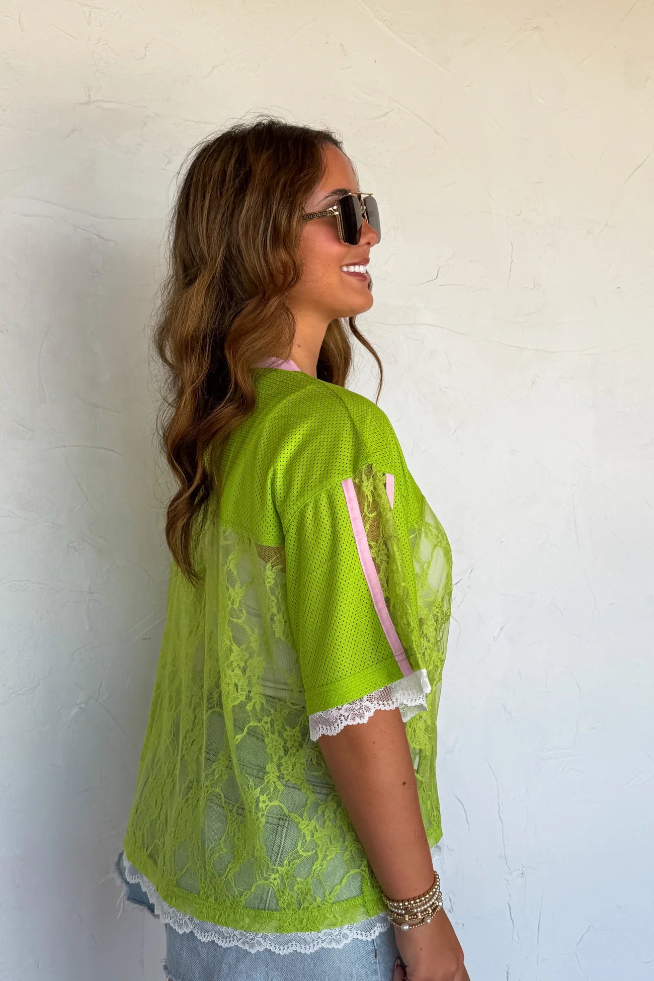 PREORDER- BLEACHER BABE LACE JERSEY