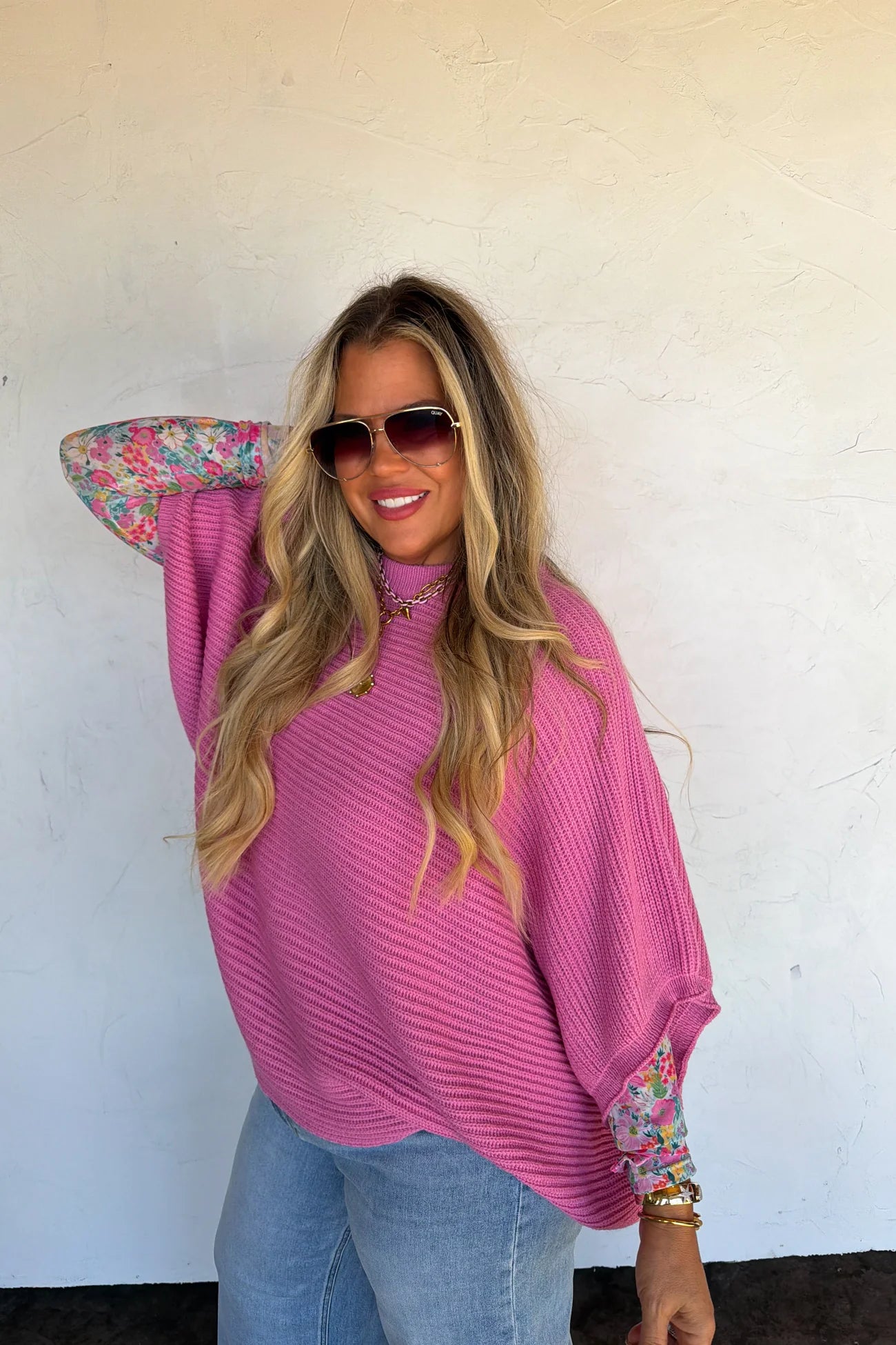 PREORDER- SPRING MEG PULLOVER PONCHO