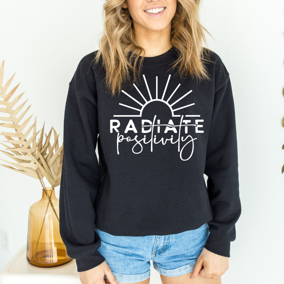 Radiate Positivity Graphic Sweatshirt