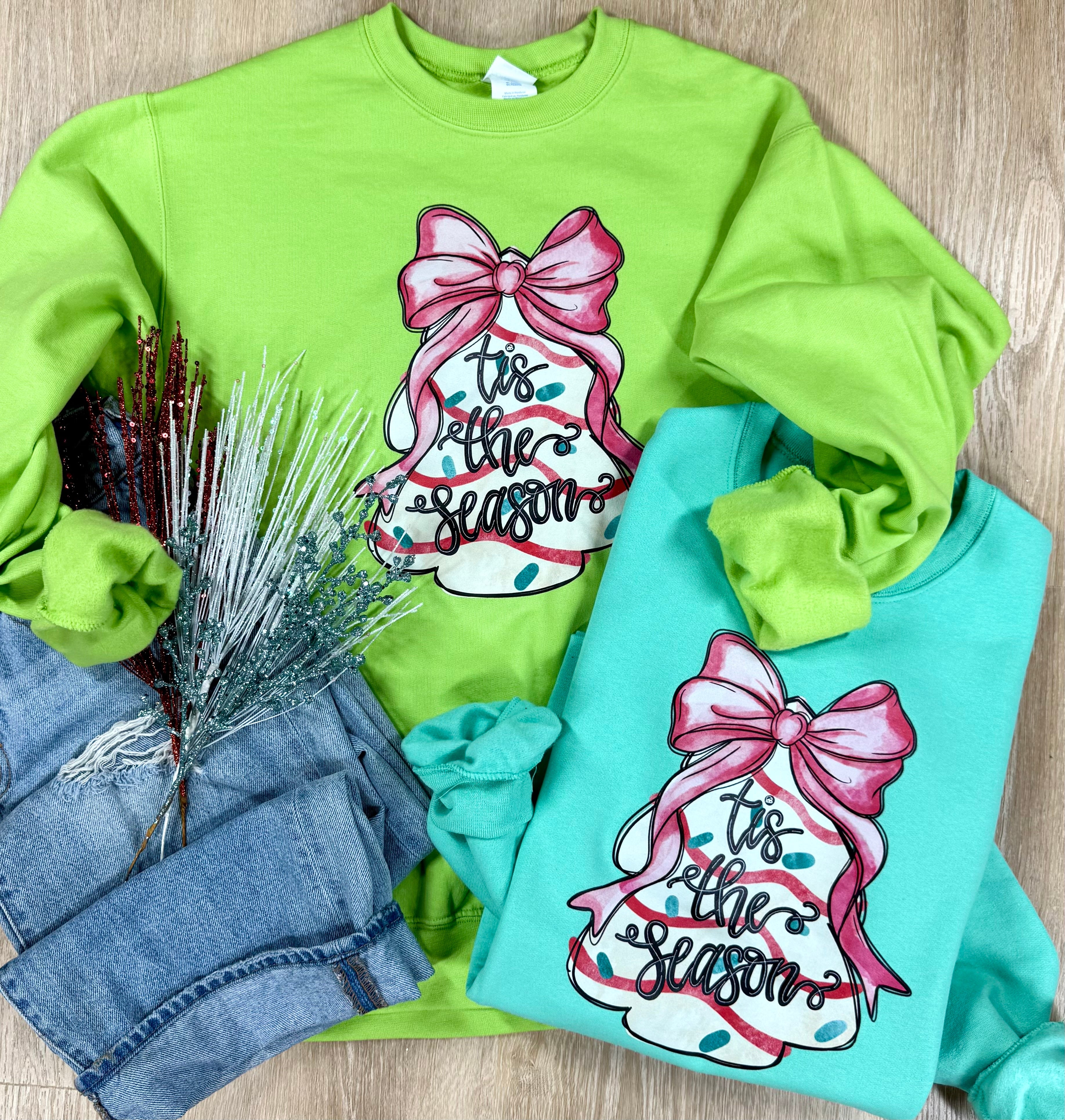 Tis the Season Cake Sweatshirts