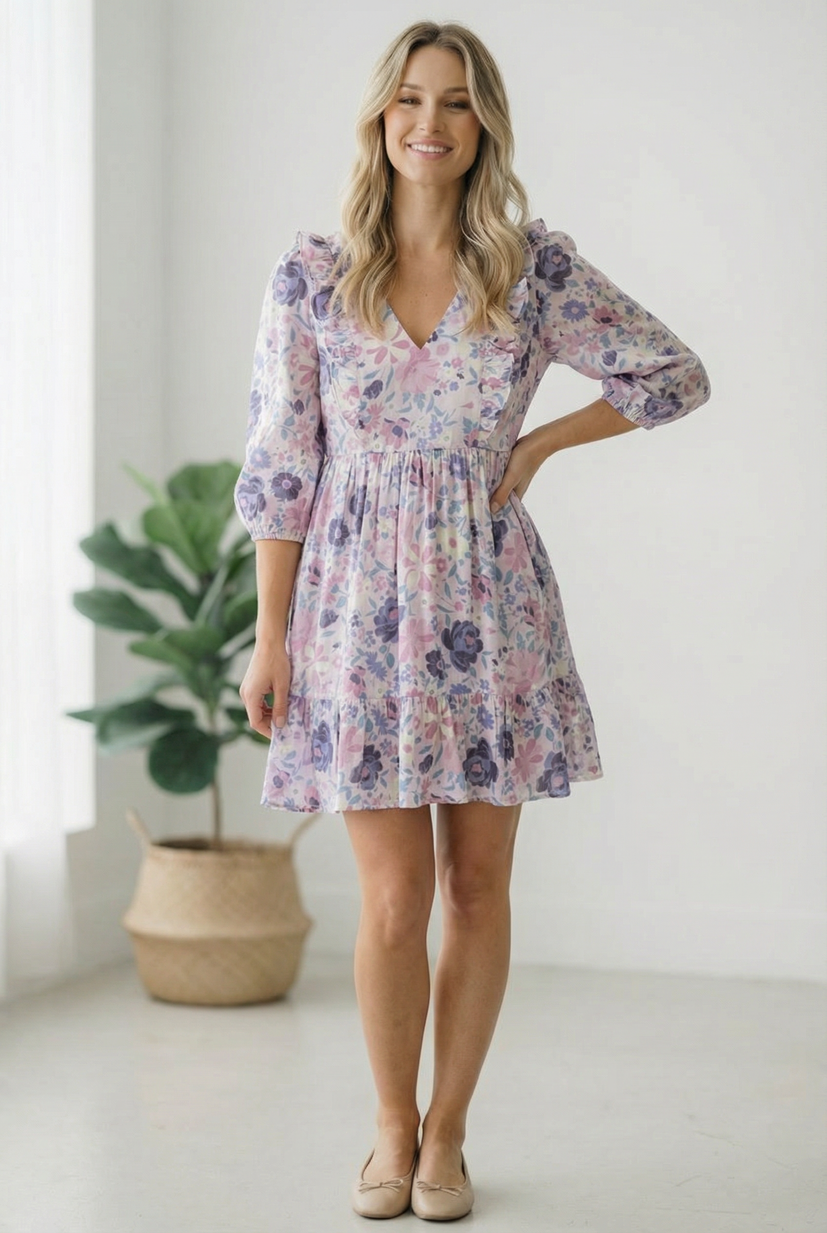 The Sweet Serenade Floral Dress