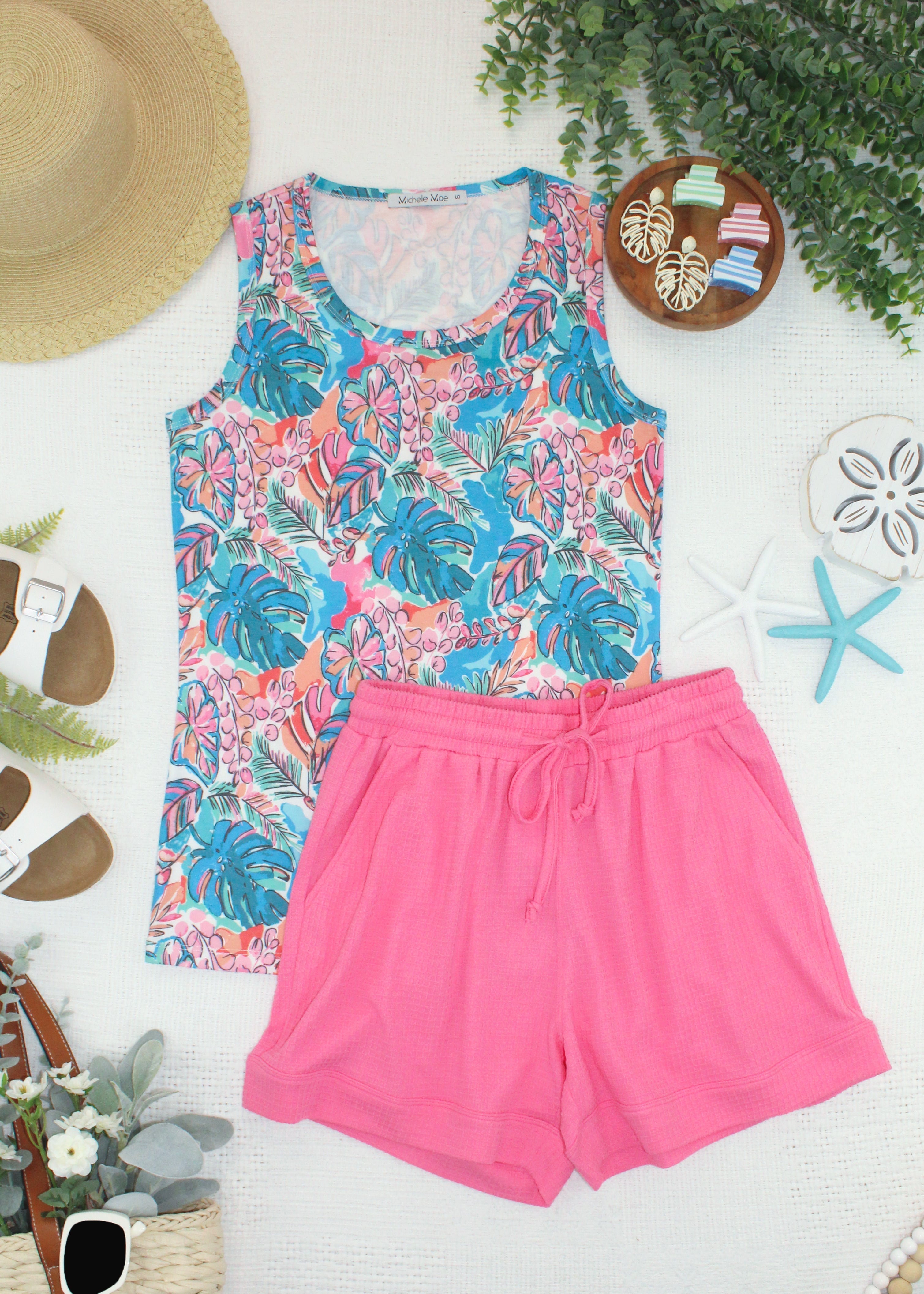 Ava Tank - Tropical Palm