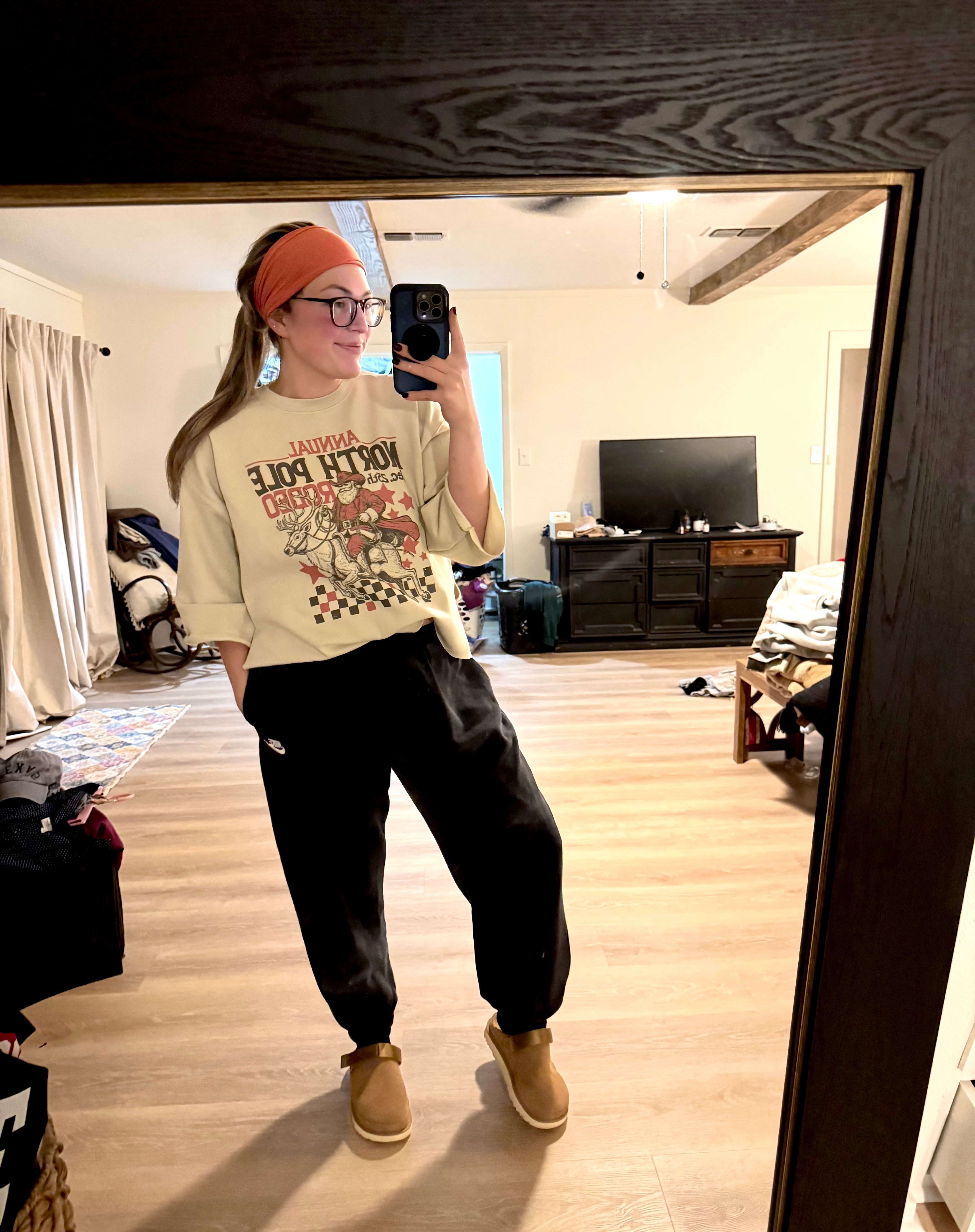 North Pole Rodeo Sweatshirts - cut or NON cut