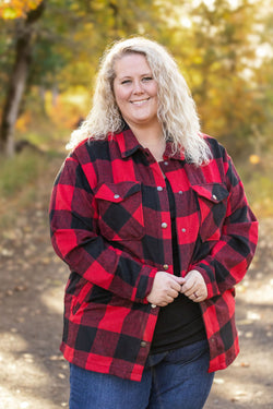 Norah Plaid Shacket - Buffalo Plaid