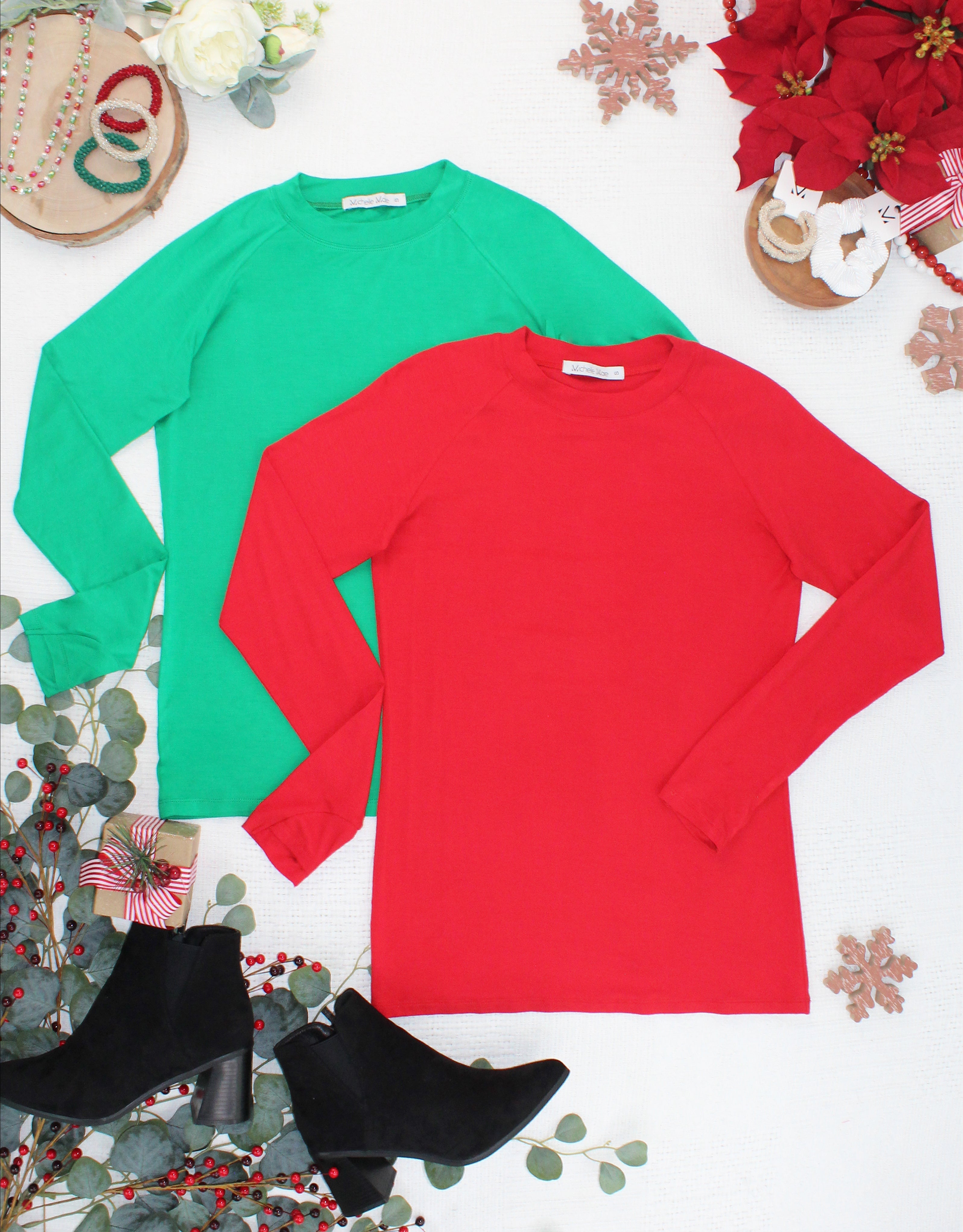 Blair Long Sleeve Top - Green