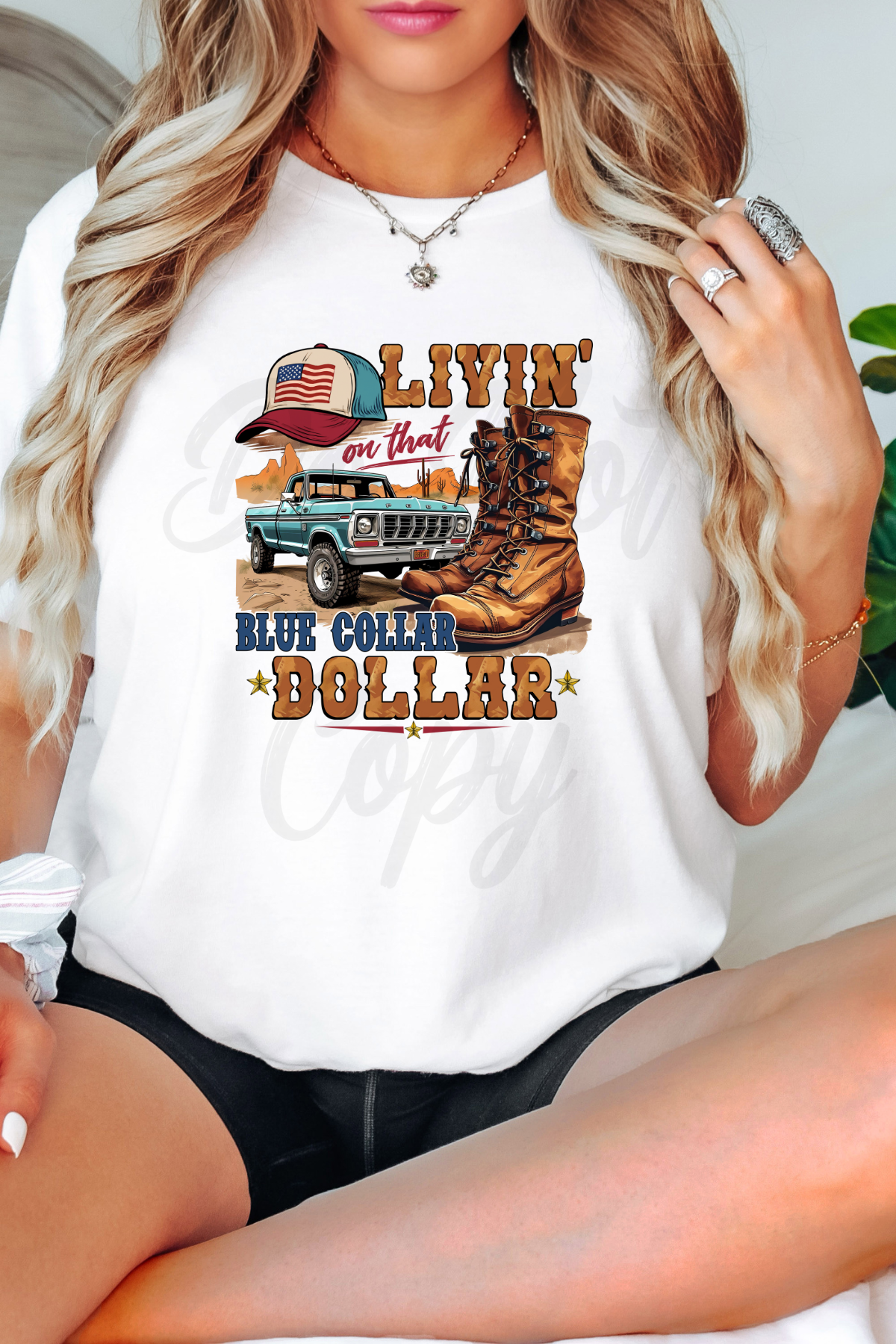 Blue Collar Dollar Tee