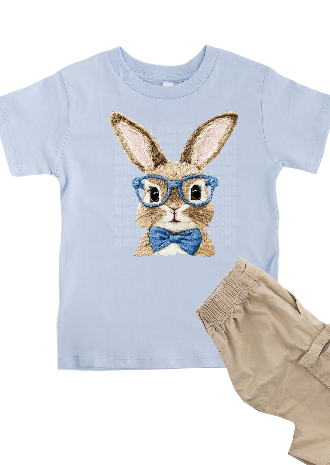 Smart Bunny Faux Embroidery KIDS