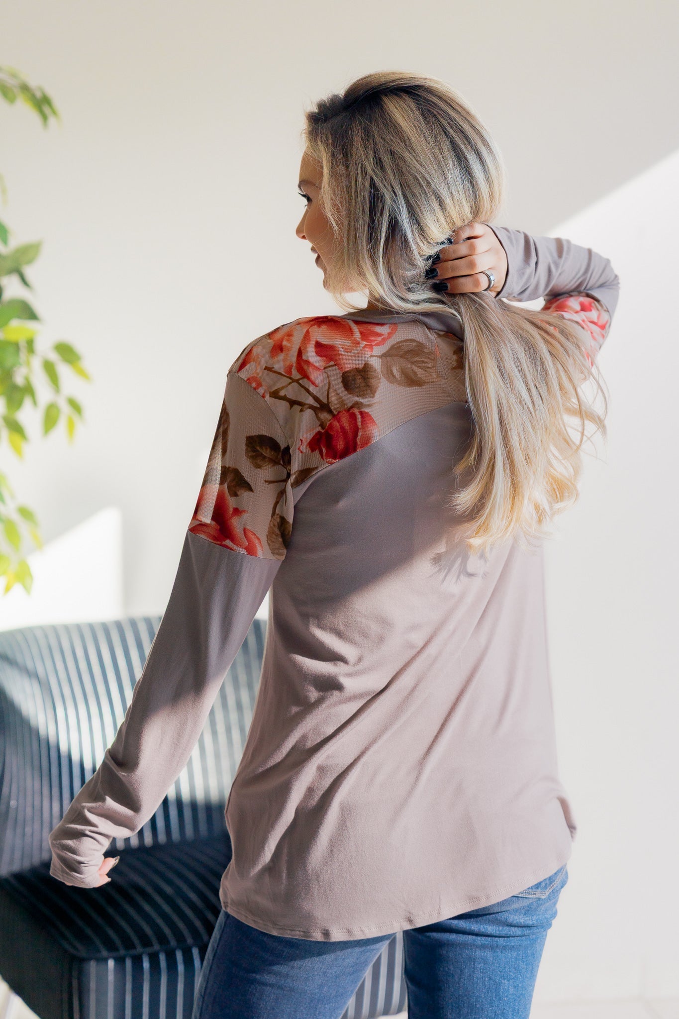 Blush Over Ash Long Sleeve