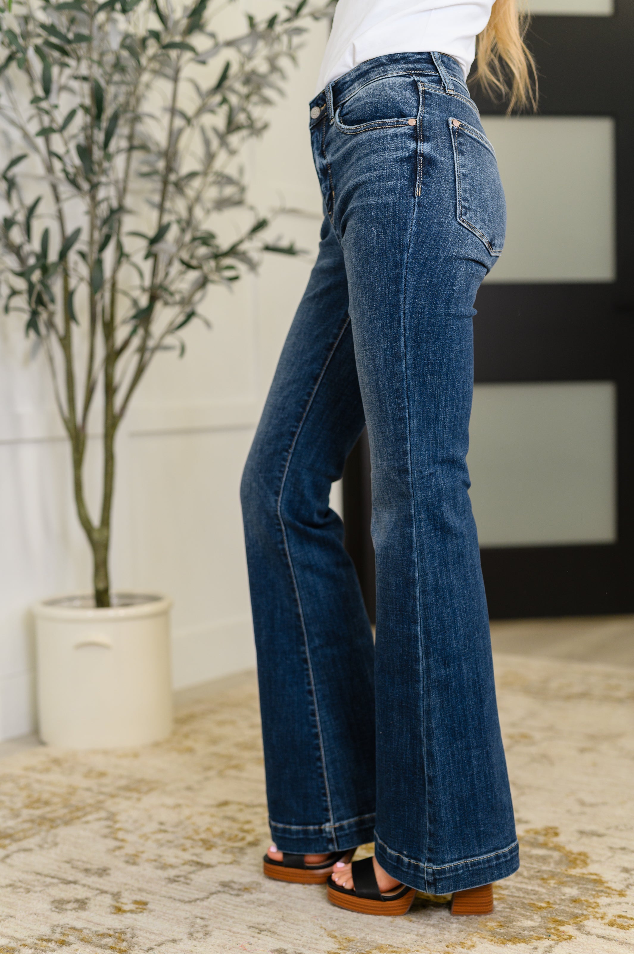 Bonnie High Waist Trouser Flare
