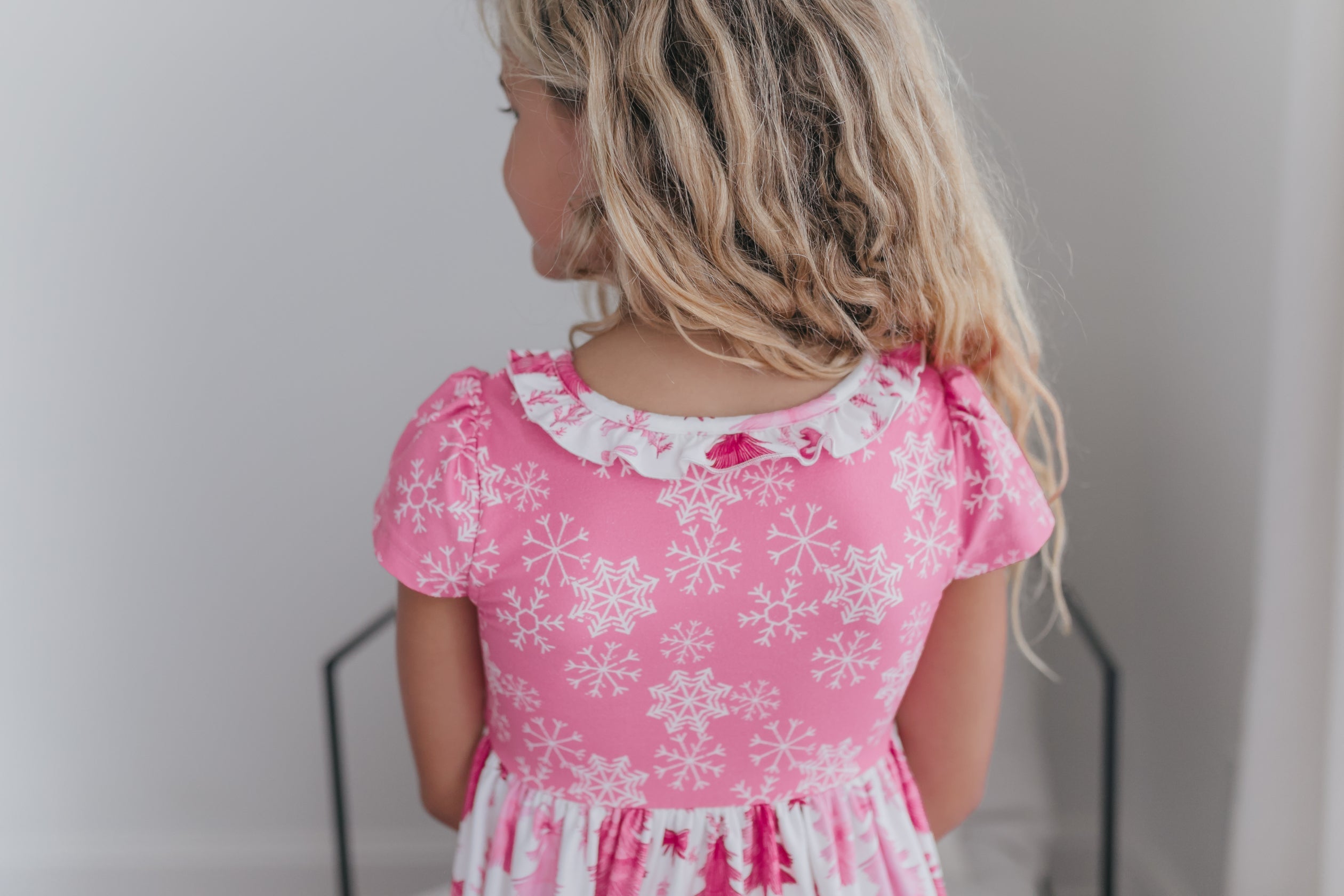 Bright Pink Tree Lounge Gown