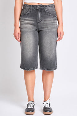 Women's Relaxed Fit Wide Leg Jorts