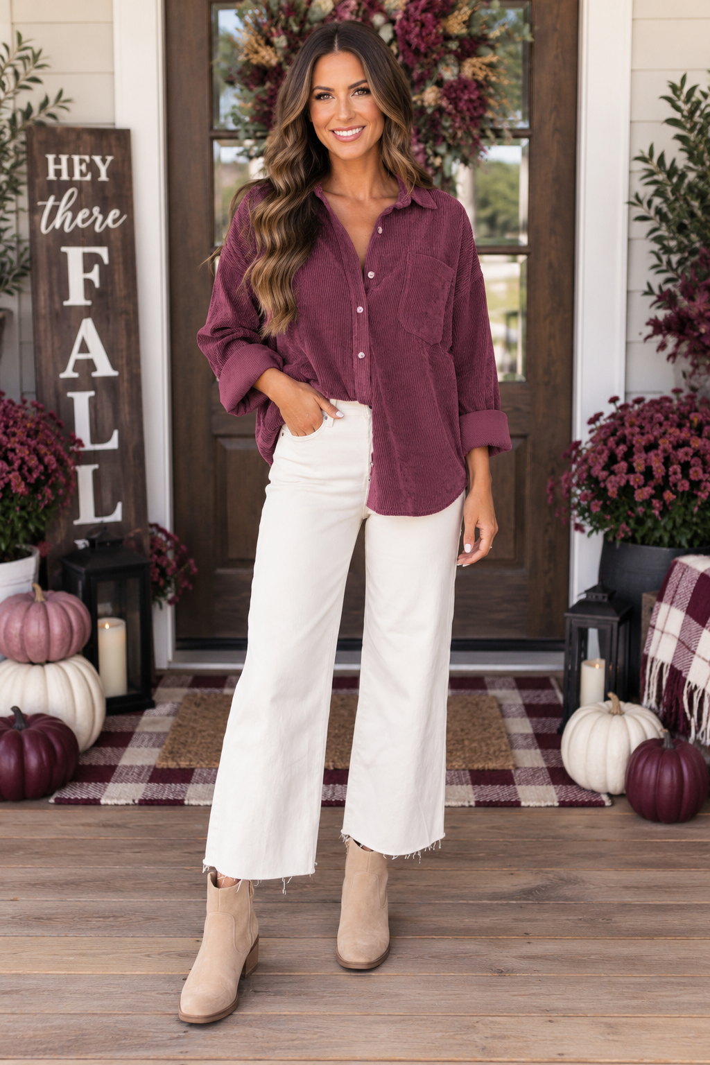 Corduroy Button Shirt WTW