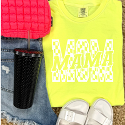 MOM Checkered Tees