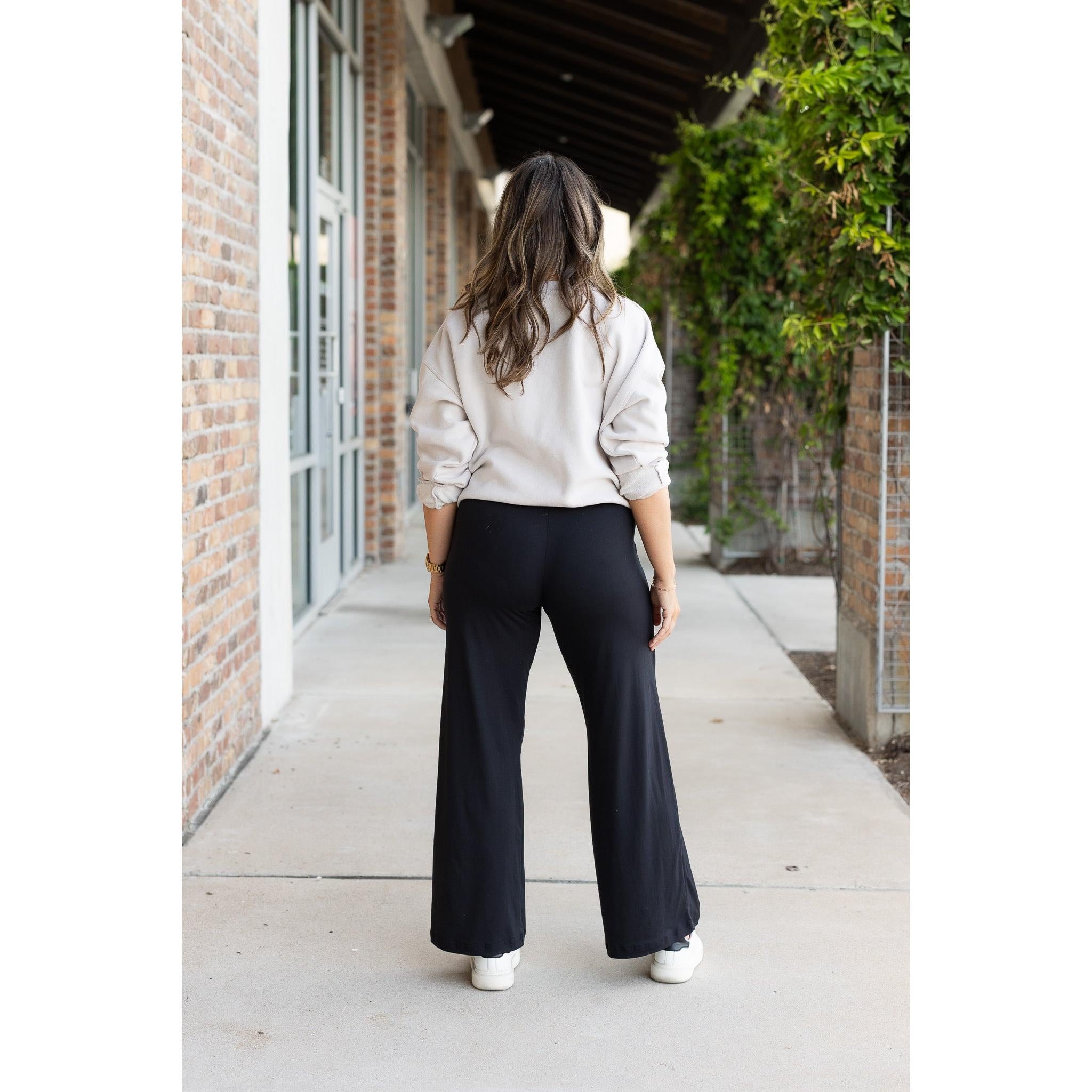 Ready to Ship | The Morgan - Casual Loose Fit LUXE Wide Leg Pants